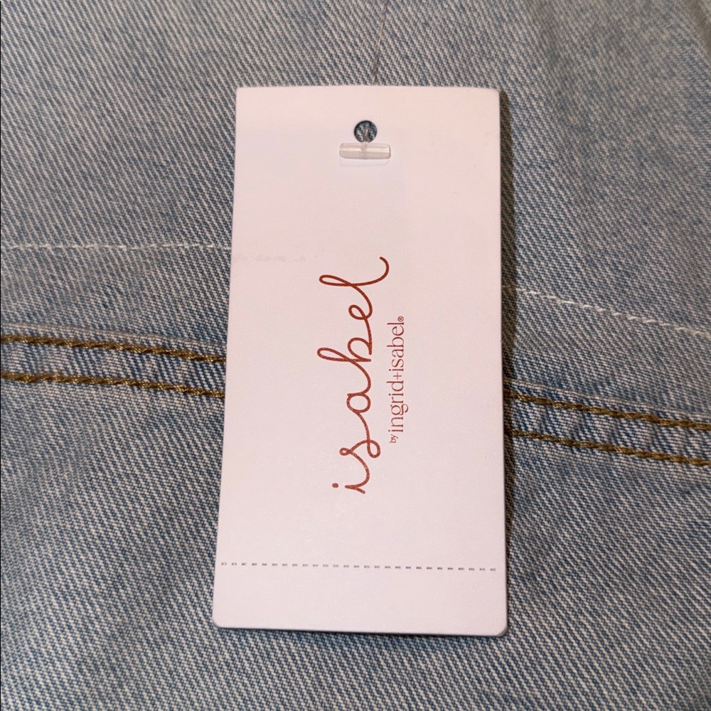 Isabel by Ingrid & Isabel denim “Mama” maternity jacket. NWT. X-Large. - Picture 13 of 16